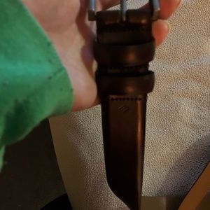 BRAND NEW - Never Worn MENS WAREHOUSE BROWN LEATHER BELT! **Perfect Condition!**